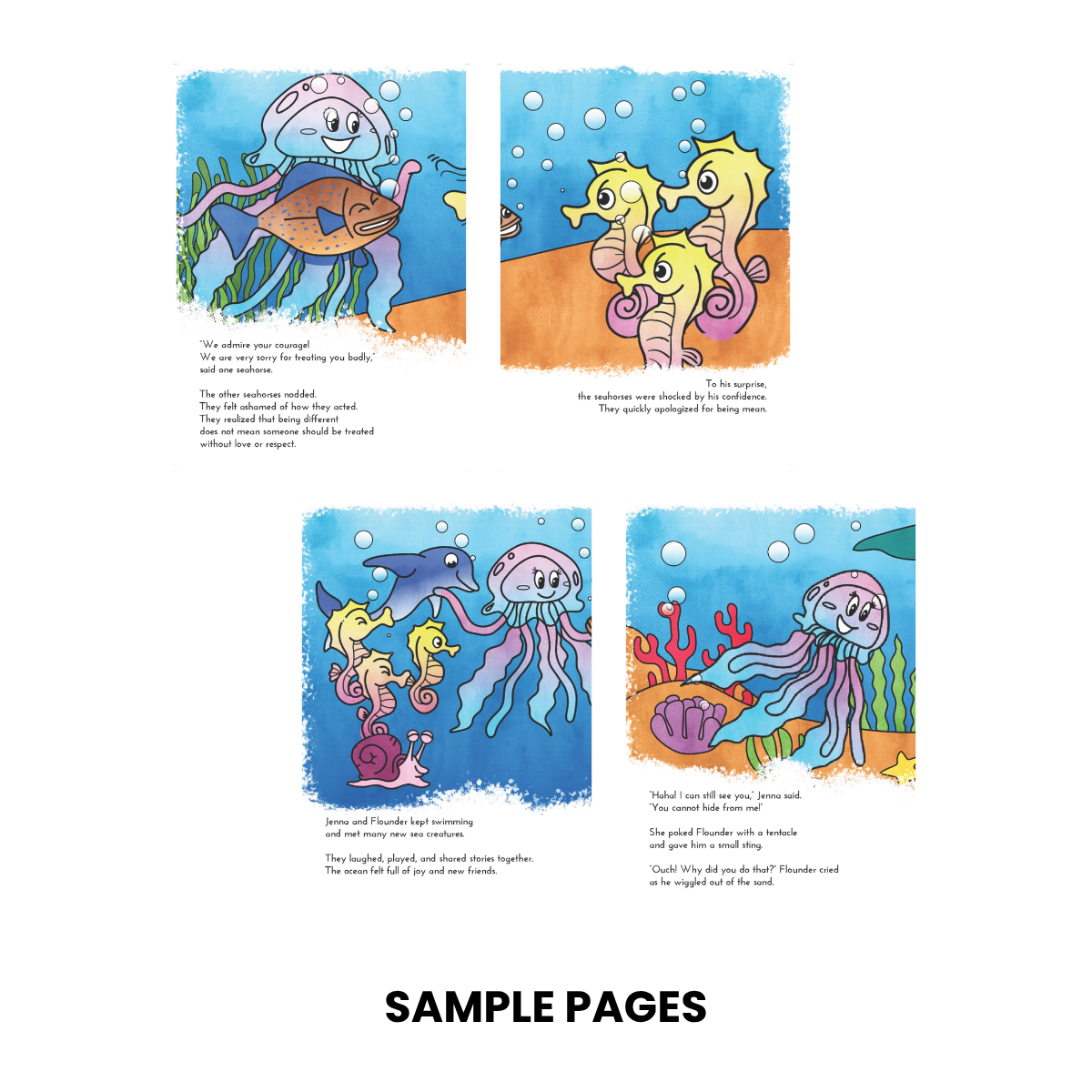 Flounder the Shy Flat Fish